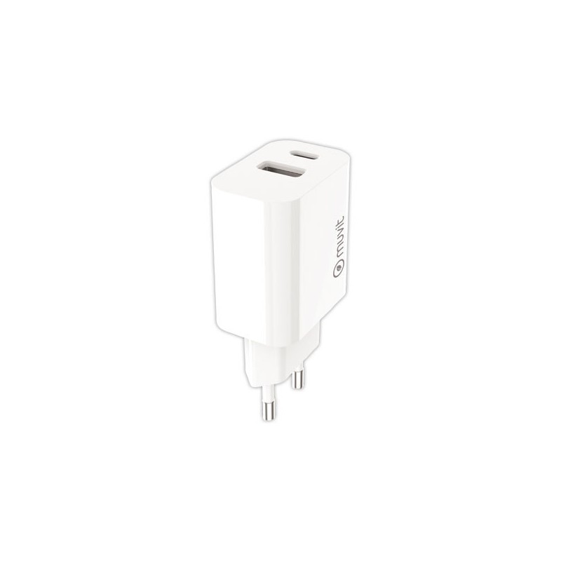 Chargeur secteur 20W USB-C & 18W USB-A  - Fiducial