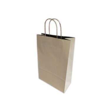 Sac kraft poignées torsadées grand format L 32 x P15 x H42 cm  x200 - Fiducial