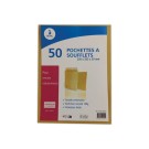 pochettes kraft à soufflet 120gr 250x353mm  x50 - Fiducial