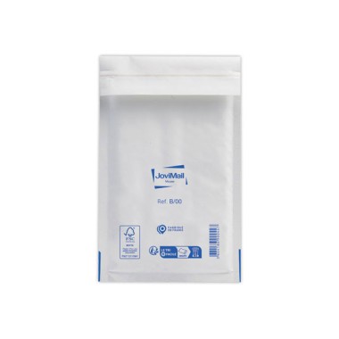 Pochettes Kraft Blanc 79gr matelasséesmousse 2mm format type B/00  x200 - Fiducial