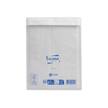 Pochettes Kraft Blanc matelassées mousse 79gr format type G/4  x100 - Fiducial