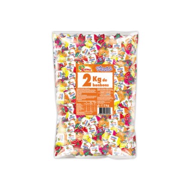Boîte de bonbons Krema Regalad 2kg assortis  - Fiducial