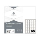 Planches d'étiquettes FIDUCIAL coins ronds 38,1x21,2mm 6500 étiq/boîte  x100 - Fiducial