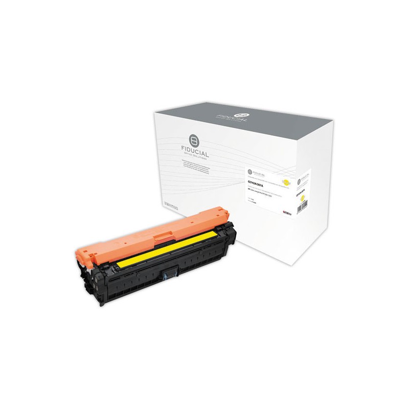 Toner FIDUCIAL jaune compatible HP 307A  - Fiducial
