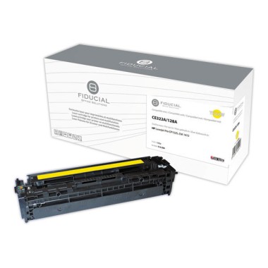 Toner FIDUCIAL jaune compatible HP 128A  - Fiducial