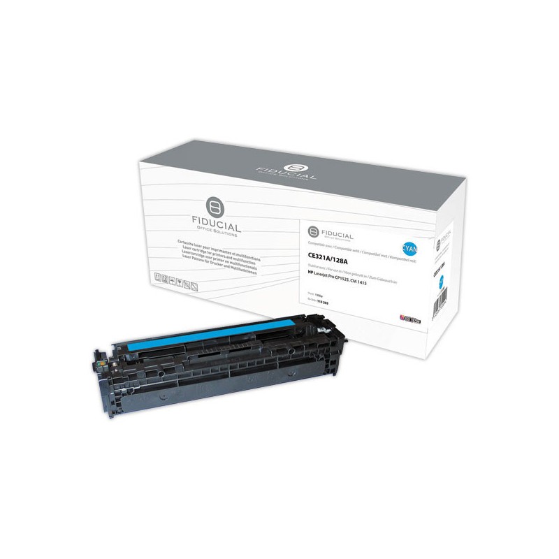 Toner FIDUCIAL cyan compatible HP 128A  - Fiducial