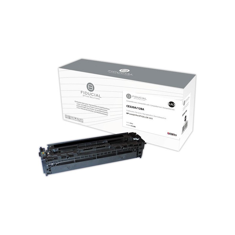 Toner FIDUCIAL noir compatible HP 128A  - Fiducial