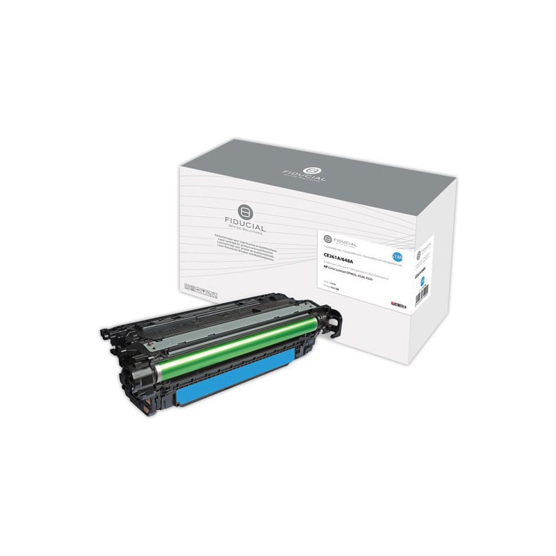 Toner FIDUCIAL cyan compatible HP648A CE261A  - Fiducial