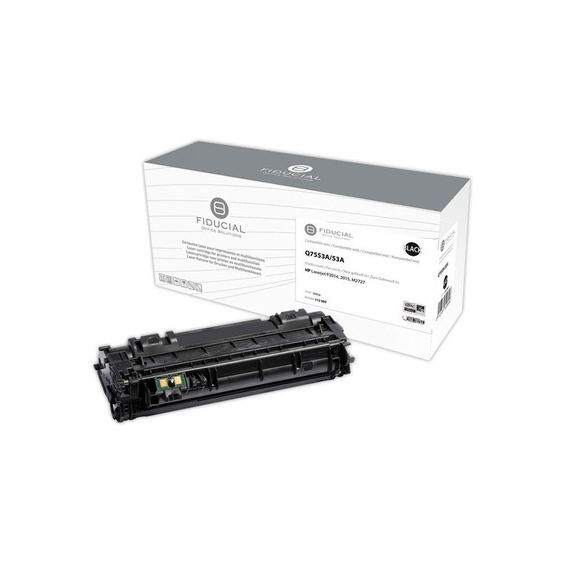 Toner FIDUCIAL noir compatible HP 53A  - Fiducial