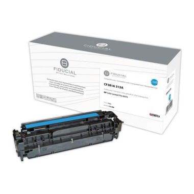 Toner FIDUCIAL cyan compatible HP 312A  - Fiducial