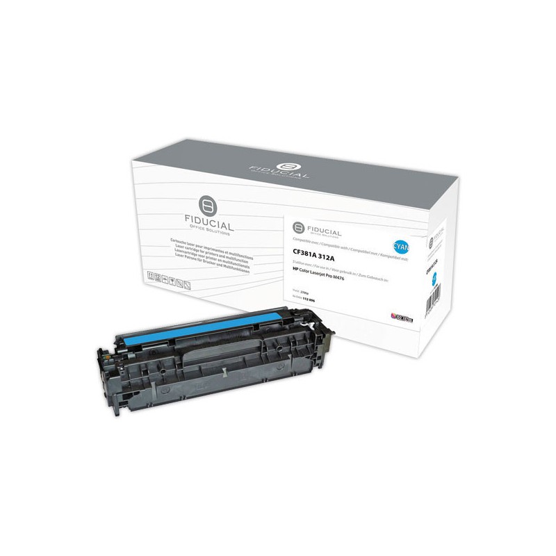 Toner FIDUCIAL cyan compatible HP 312A  - Fiducial