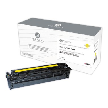 Toner FIDUCIAL jaune compatible HP 6269B002 CF212A  - Fiducial