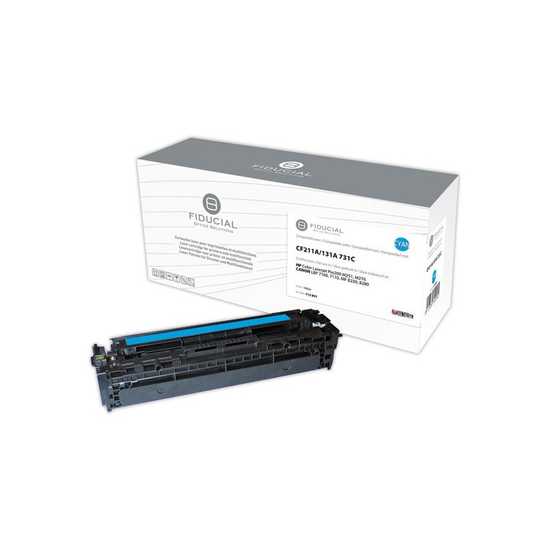 Toner FIDUCIAL cyan compatible HP 6271B002 CF211A  - Fiducial