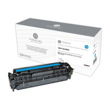 Toner FIDUCIAL cyan compatible HP 305A  - Fiducial