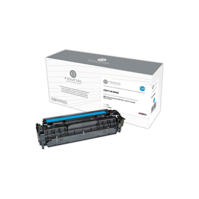 Toner FIDUCIAL cyan compatible HP 305A  - Fiducial