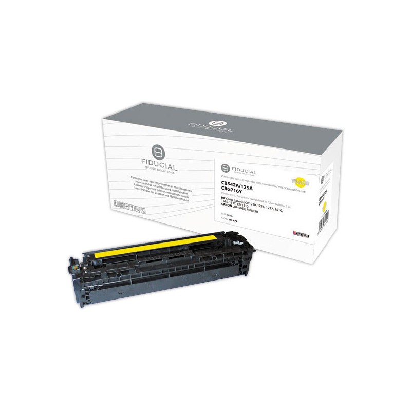 Toner FIDUCIAL jaune compatible HP 1977B002  - Fiducial
