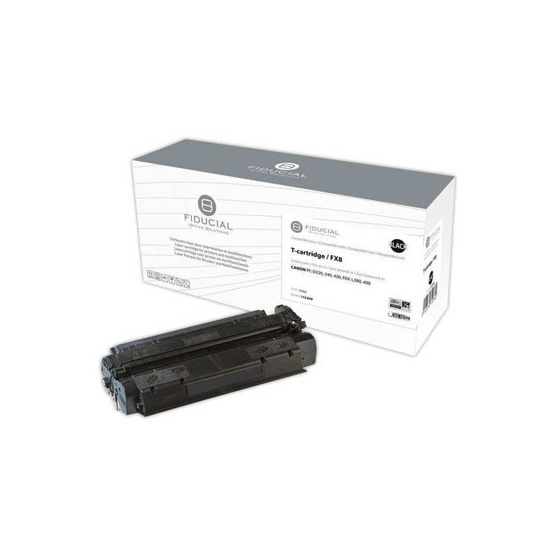 Toner FIDUCIAL équiv. CANON TTL4 FX08 noir  - Fiducial