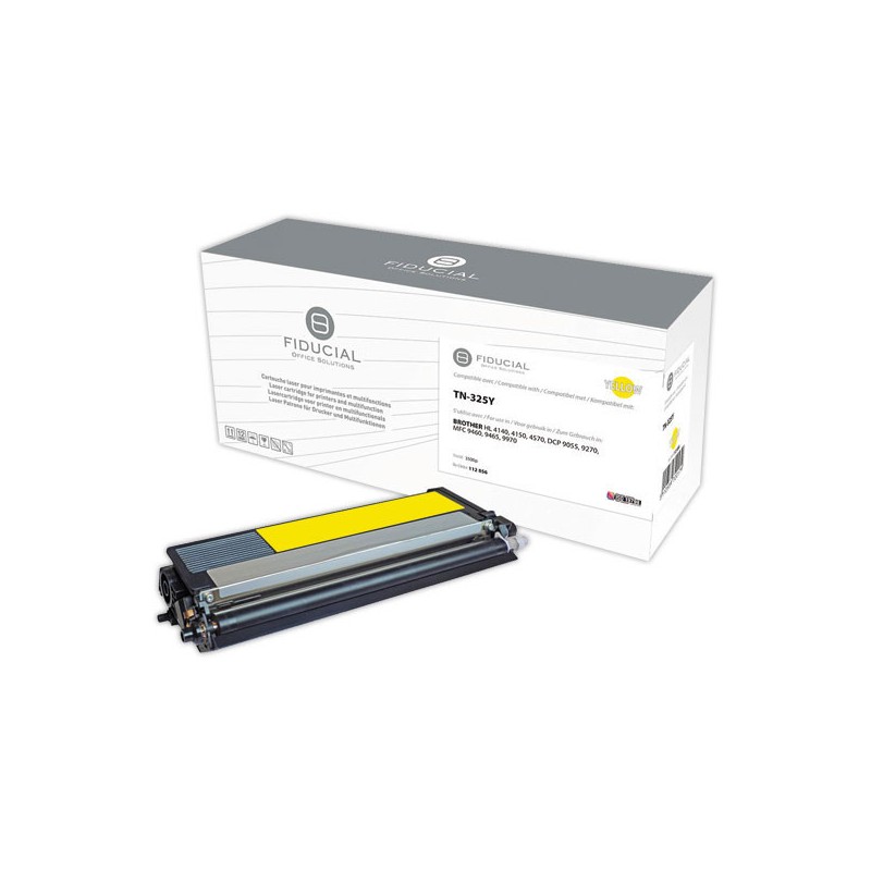 Toner FIDUCIAL équiv. BROTHER TN325Y jaune  - Fiducial