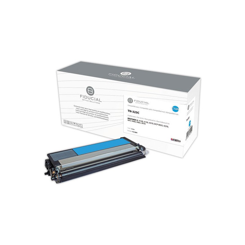 Toner FIDUCIAL équiv. BROTHER TN325C cyan  - Fiducial