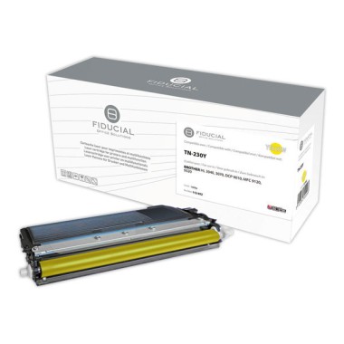 Toner FIDUCIAL équiv. BROTHER TN230Y jaune  - Fiducial