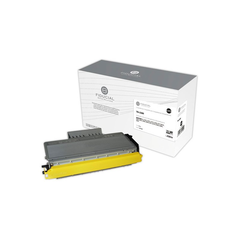 Toner FIDUCIAL équiv. BROTHER TN3280 noir  - Fiducial