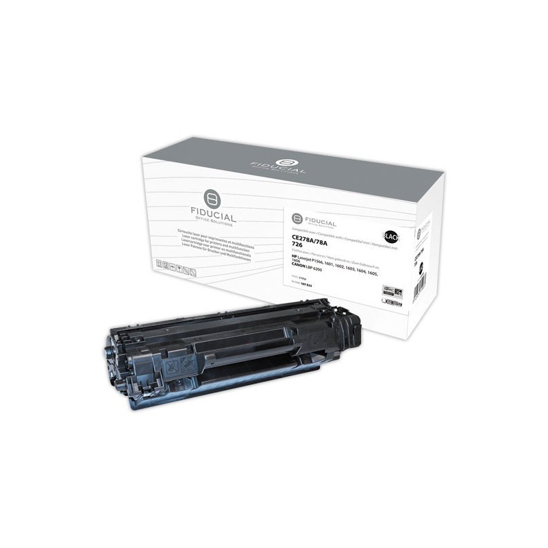 Toner FIDUCIAL noir compatible HP CE278A 3483B002  - Fiducial