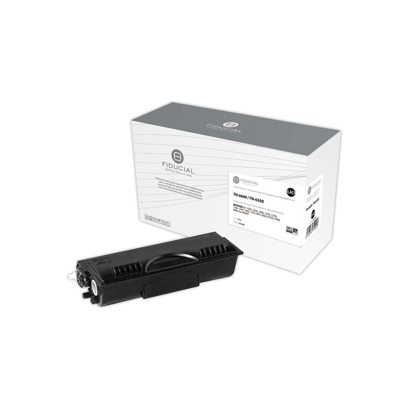 Toner FIDUCIAL équiv. BROTHER TN6600 noir  - Fiducial