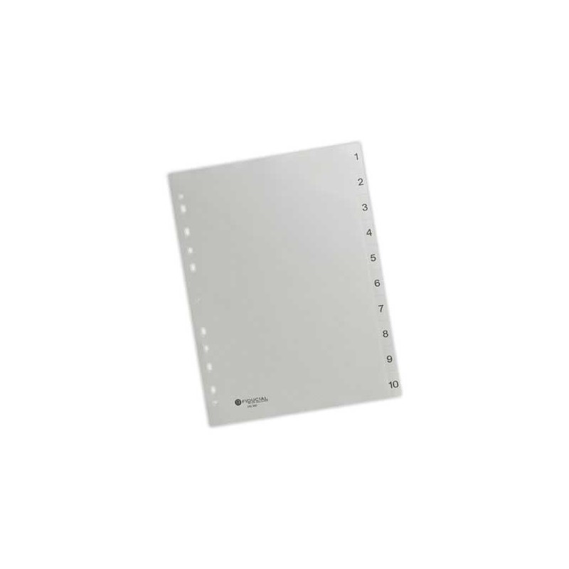 Jeu d'intercalaires numériques FIDUCIAL pour format A4 - 10 touches  - Fiducial