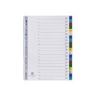 Jeu d'intercalaires alphabétiques FIDUCIAL polypropylène couleur A4  - Fiducial