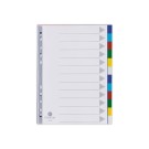 Jeu d'intercalaires FIDUCIAL polypropylène souple - 12 touches  - Fiducial