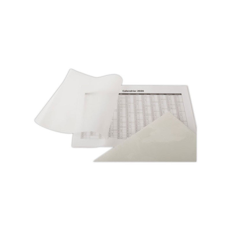 Pochettes de plastification à chaud - A3 - Epaisseur 2x125µ FIDUCIAL  x100 - Fiducial