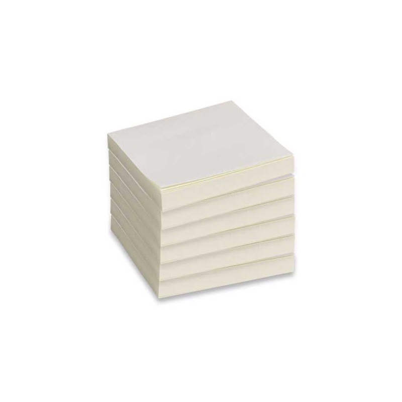 Notes repositionnables FIDUCIAL recyclées 76x76 mm jaune  x6 - Fiducial