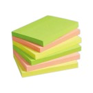 Notes repositionnables FIDUCIAL 76x102mm assorties, 100 feuilles  x6 - Fiducial