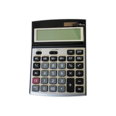 Calculatrice de bureau FIDUCIAL G12 grandes dimensions - 12 chiffres  - Fiducial