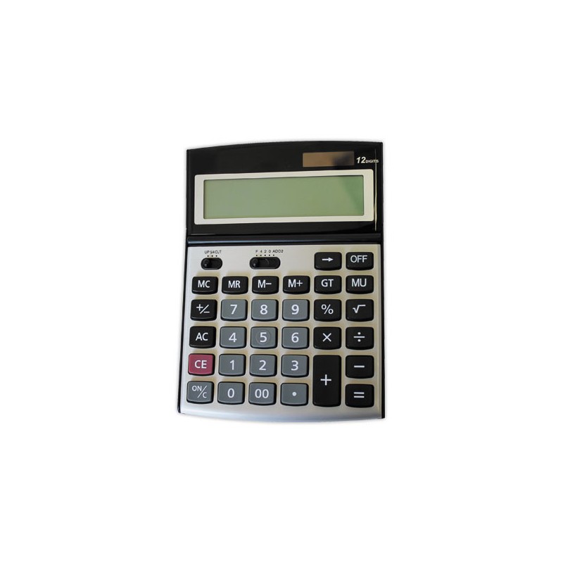 Calculatrice de bureau FIDUCIAL G12 grandes dimensions - 12 chiffres  - Fiducial