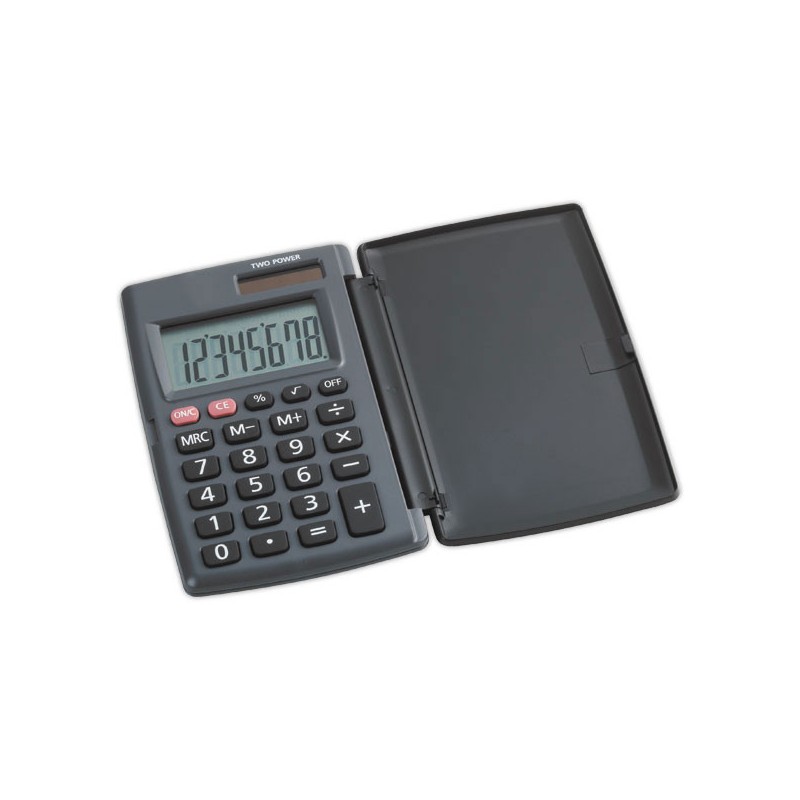 Calculatrice de poche FIDUCIAL P8 solaire + piles  - Fiducial