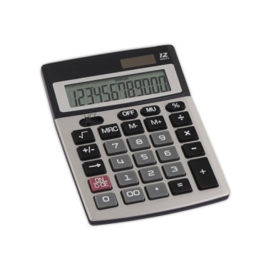 Calculatrice de bureau FIDUCIAL P12 compacte - 12 chiffres  - Fiducial