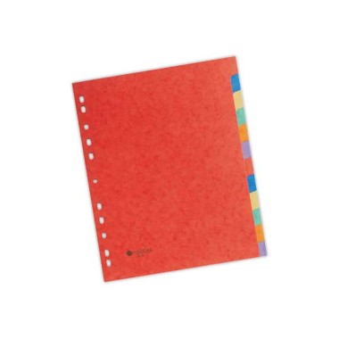 Jeu d'intercalaires FIDUCIAL Carte lustree 3/10 A+ 12 touches  - Fiducial