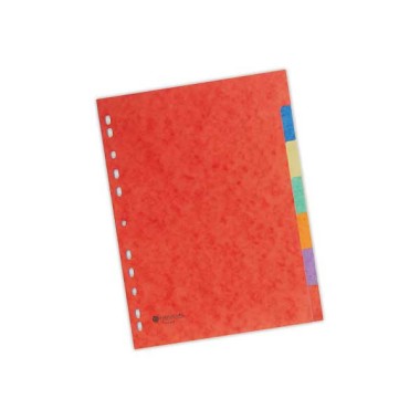 Jeu d'intercalaires FIDUCIAL carte 3/10 ème format A4 - 7 touches  - Fiducial