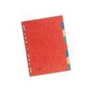 Jeu d'intercalaires FIDUCIAL carte lustrée 3/10è pour A4 - 8 touches  - Fiducial