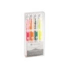 Surligneurs FIDUCIAL encre liquide assortis  x4 - Fiducial