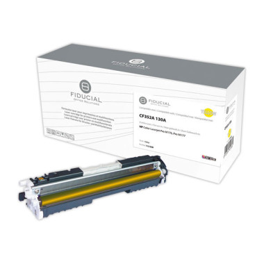 Toner FIDUCIAL compatible HP 130A - CF352A jaune  - Fiducial