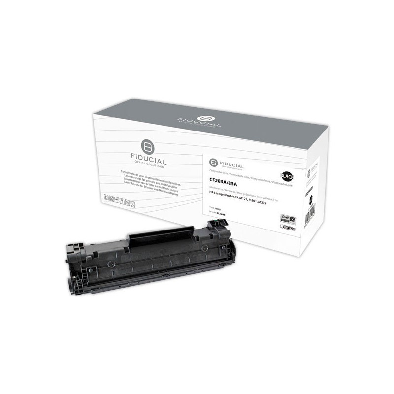 Toner FIDUCIAL noir compatible HP 83A  - Fiducial