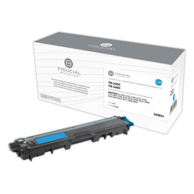 Toner FIDUCIAL équiv. BROTHER TN245C cyan  - Fiducial