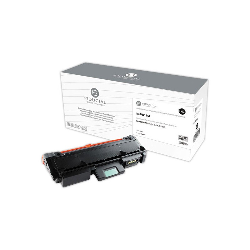 Toner SAMSUNG MLTD116L noir SU828A compatible FIDUCIAL  - Fiducial
