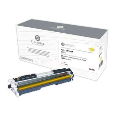 Toner FIDUCIAL jaune compatible HP 4367B002  - Fiducial
