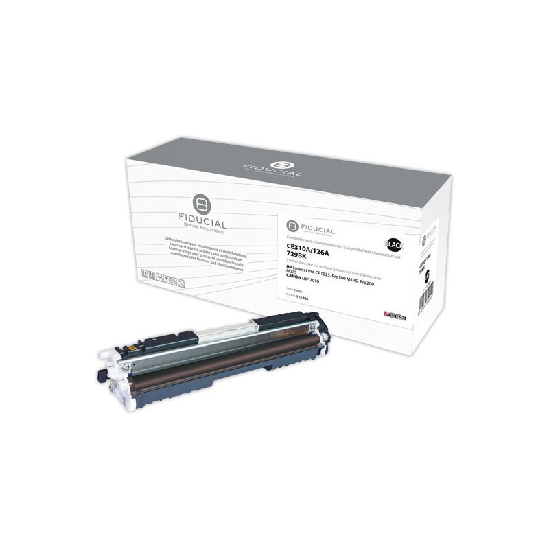 Toner FIDUCIAL noir compatible HP 4370B002  - Fiducial
