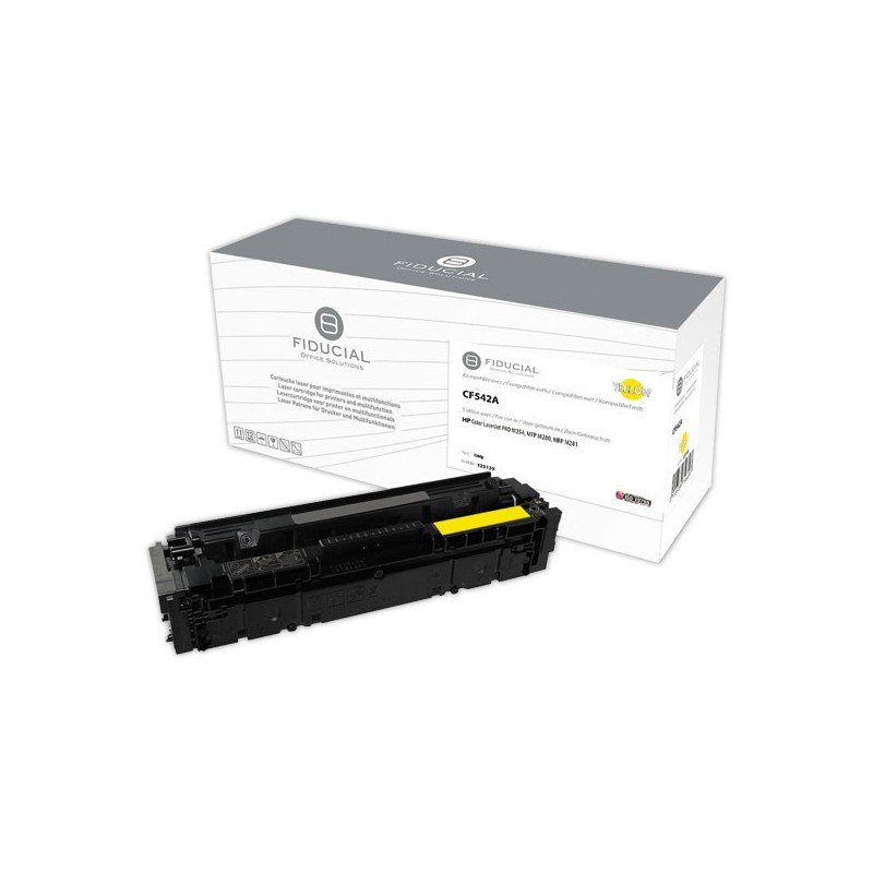 Toner FIDUCIAL jaune compatible HP 203A  - Fiducial