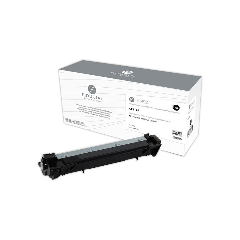 Toner FIDUCIAL noir compatible HP 17A  - Fiducial