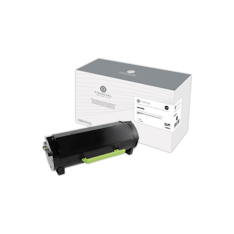 Toner LEXMARK 50F2000 noir 502 compatible FIDUCIAL  - Fiducial